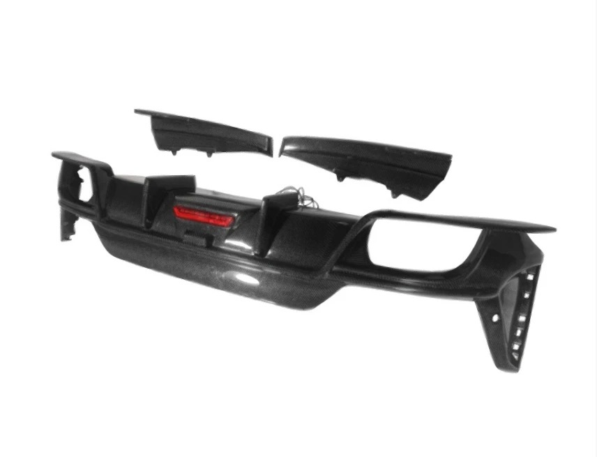 Modern Carbon Fiber Rear Lip Spoiler for 3 Series G20 New CF Bumper Car Accessories with Exhaust Modified Angle Wrap Upgrade